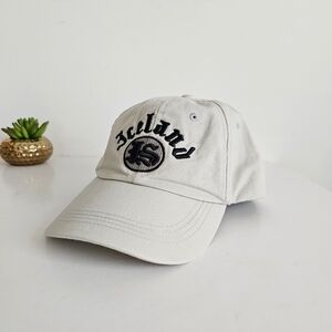 Outdoor Cap 100% Cotton 'IS' Iceland Khaki Beige Adjustable Strapback Unisex Cap